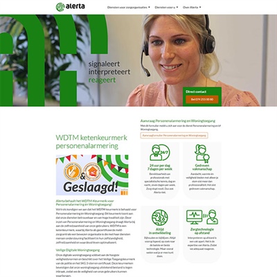 Alerta: website