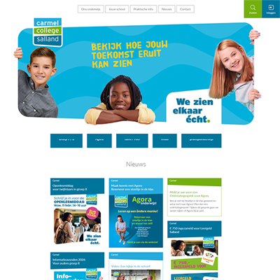Carmel College Salland: website