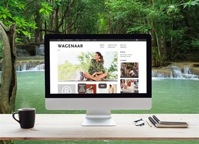 Website Wagenaar Mode klaar voor lente 2018